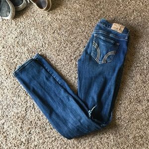 Destroyed style Hollister skinny jeans